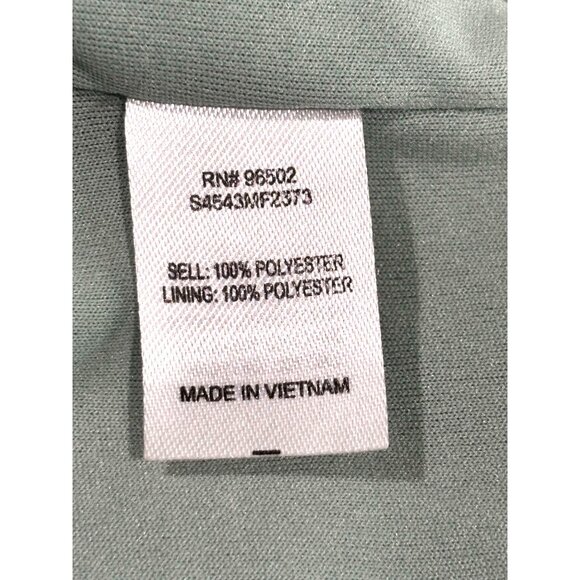 Krazy Kat Light Sage Green Dress With Tie Sleeve Detail XS - Picture 8 of 9